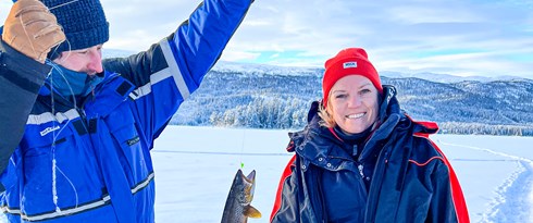 Trapper Trail Ice Fishing Catch
